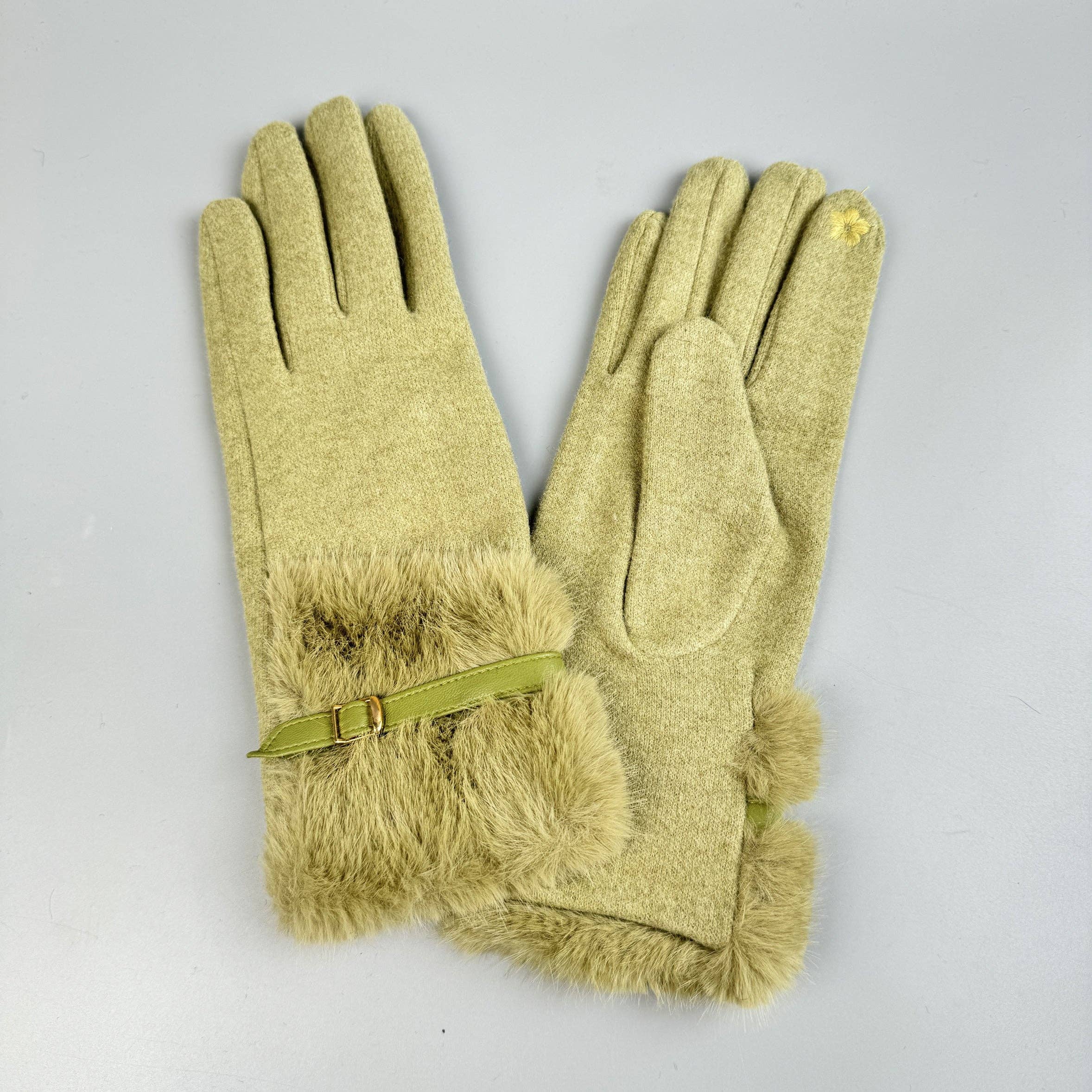 Ole - Vente Gants – femme - Gants à écran tactile en fausse fourrure14