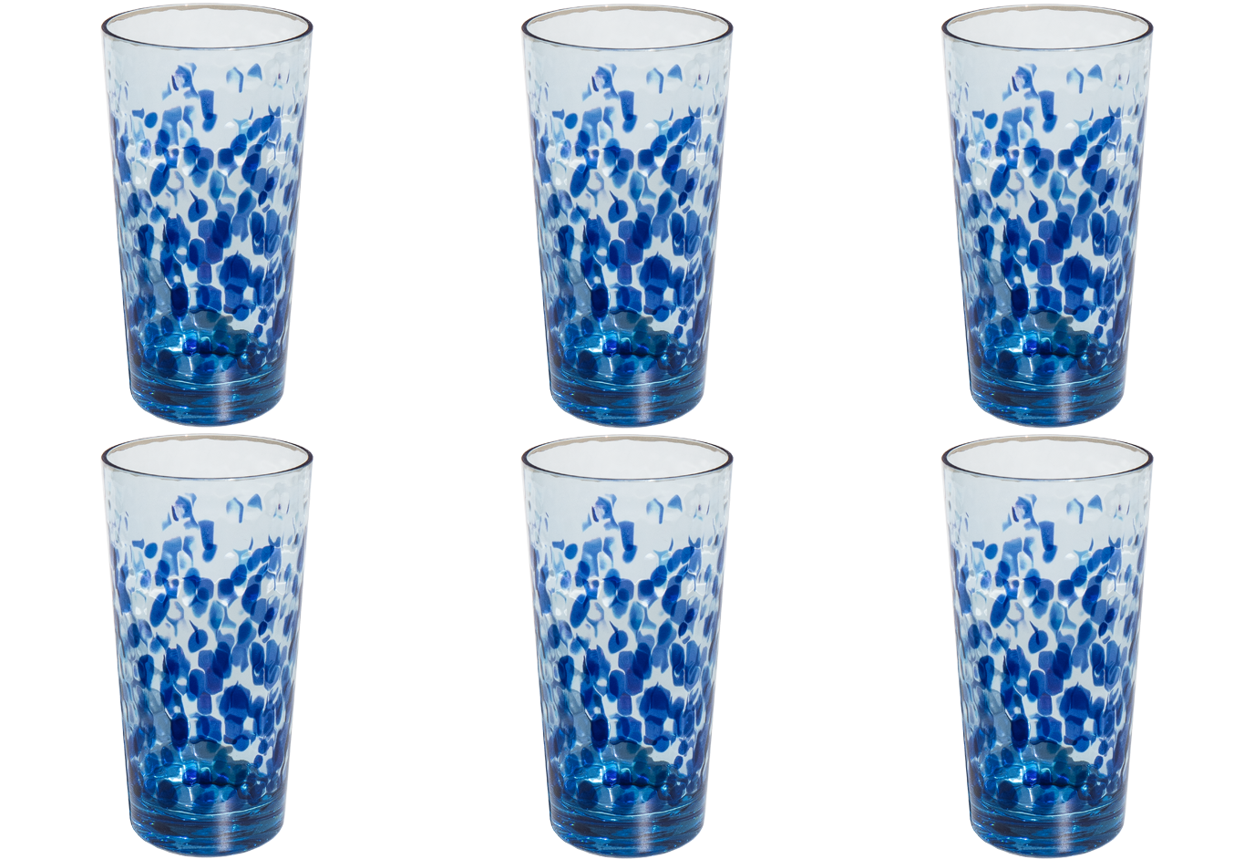 Abode Homewares by TarHong - Wholesale Drinking Glass/Cup - Vetro Jumbo, Blue, 22.2 oz0