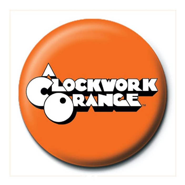 A Clockwork Orange (Logo) Button Badge for wholesale by Pyramid International