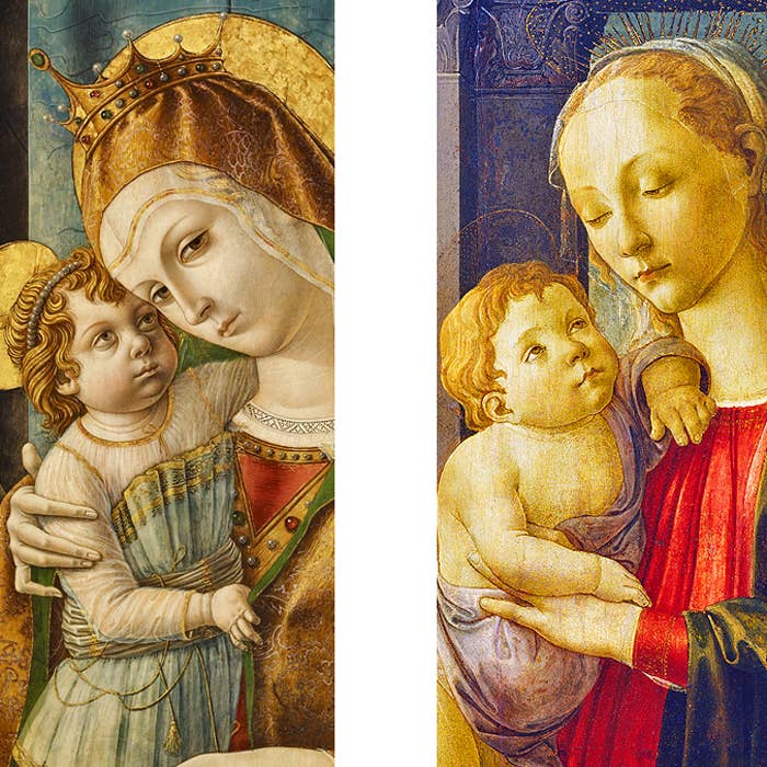 Homestyle Charlie – wholesale Ornament set – Madonna and Child Ornament Set Museum Gift Shop3