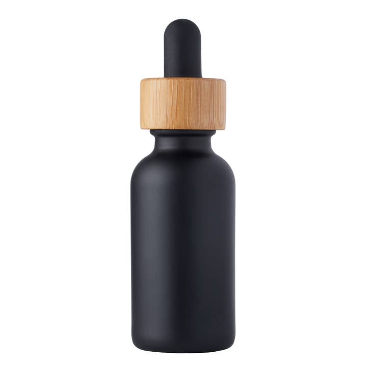 Focus Nutrition - Wholesale Travel Container - 24 Pack Black Coated Boston Round Glass Bottles2