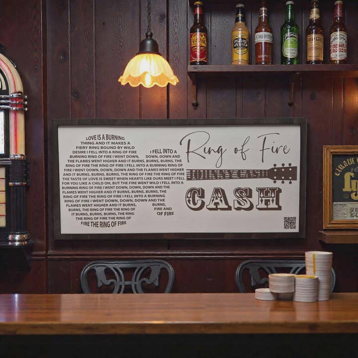 westlich, Songtext-Schild, Bar-Schild, Männerhöhle, einzigartig für den Großhandel von Crates Etc