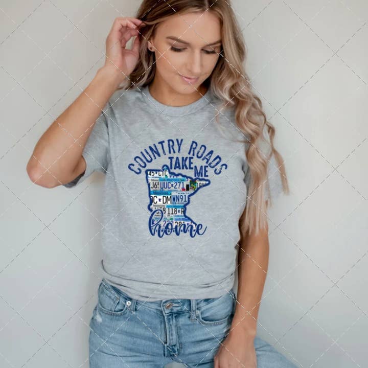 Cheeky Lisa - Wholesale Screen Printed T-Shirt - Women's - Minnesota T-Shirt, Minnesota Tee Shirt, MN Shirt, Country Ro2