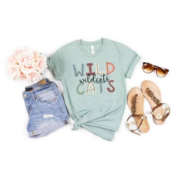 Lámina de transferencia Pastel Wildcats para venta al por mayor de PLT Wholesale