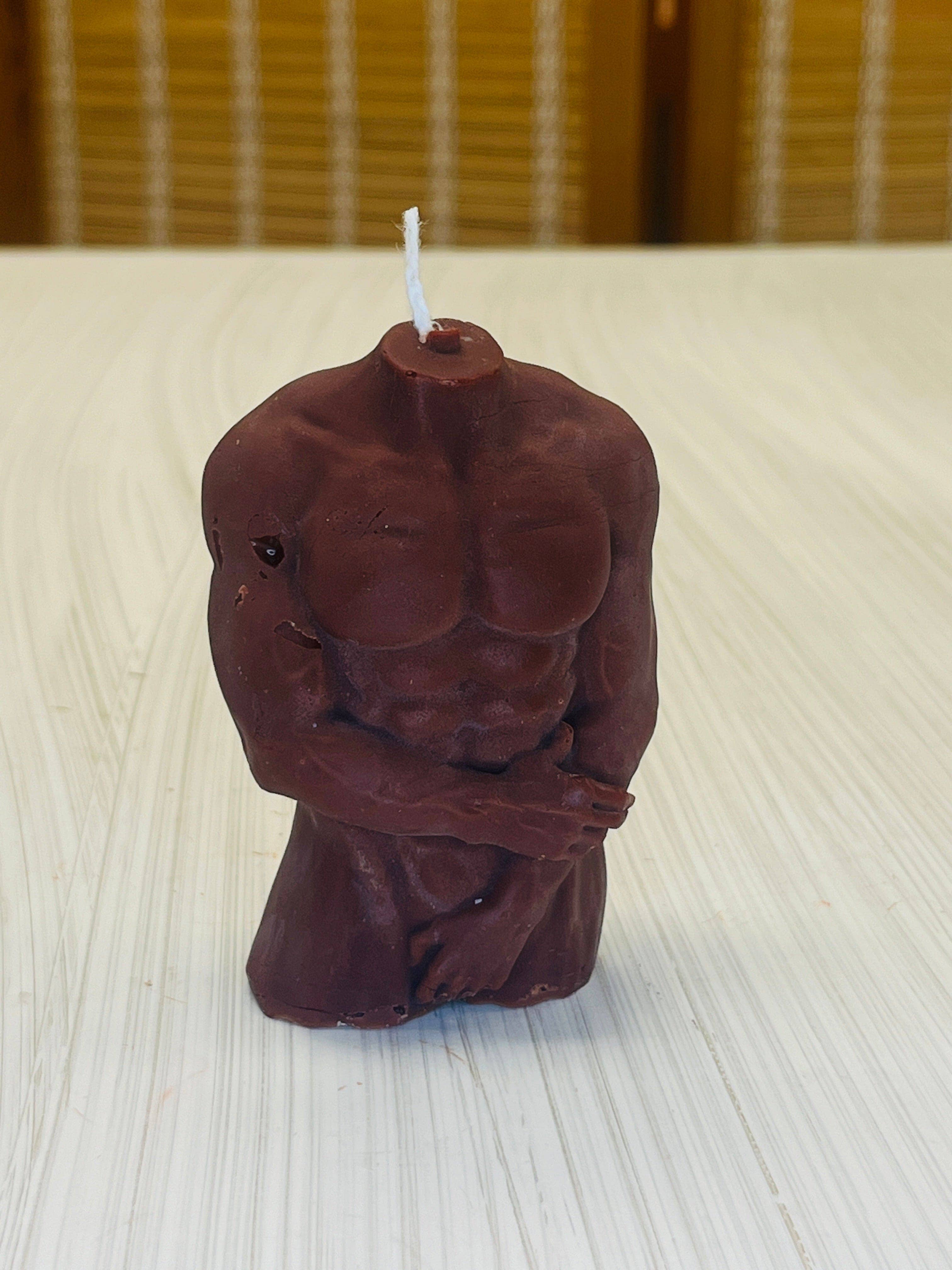 MadebyOmo - Wholesale Novelty Candle - Goddess Skin toned soy pillar candles l Adult  Candle l Kink10