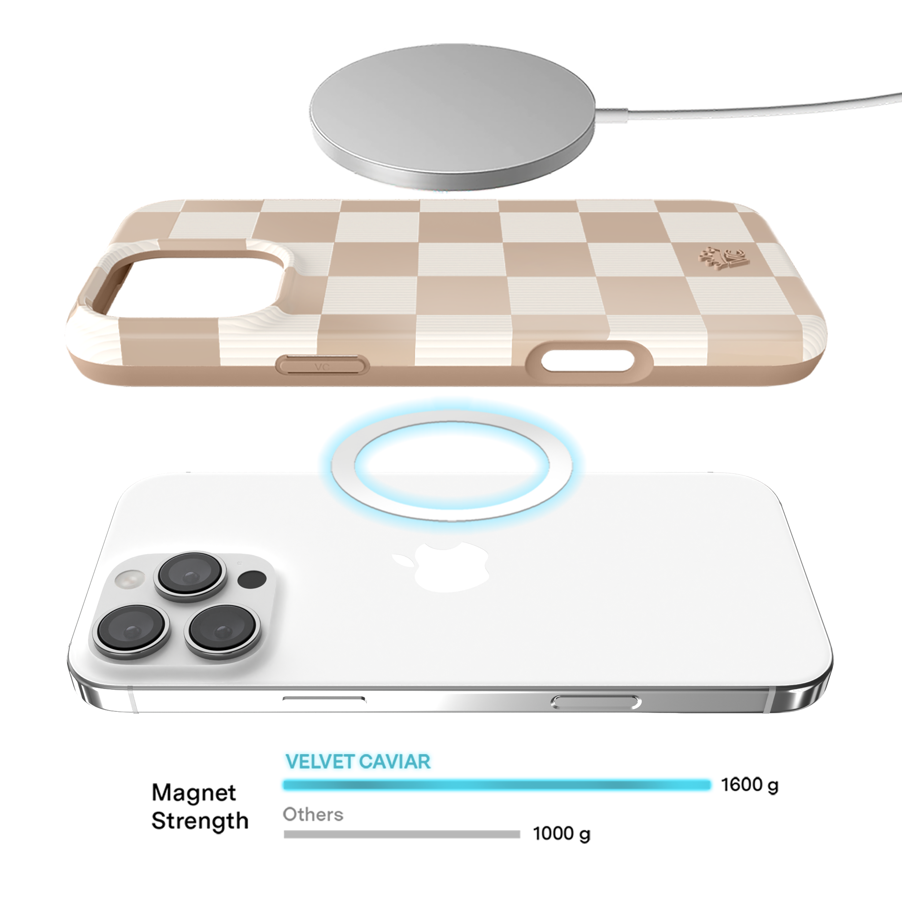 VELVET CAVIAR - Wholesale Phone Case - Women's - iPhone 16 Pro Max MagSafe Case - Nude Vibe Checker3