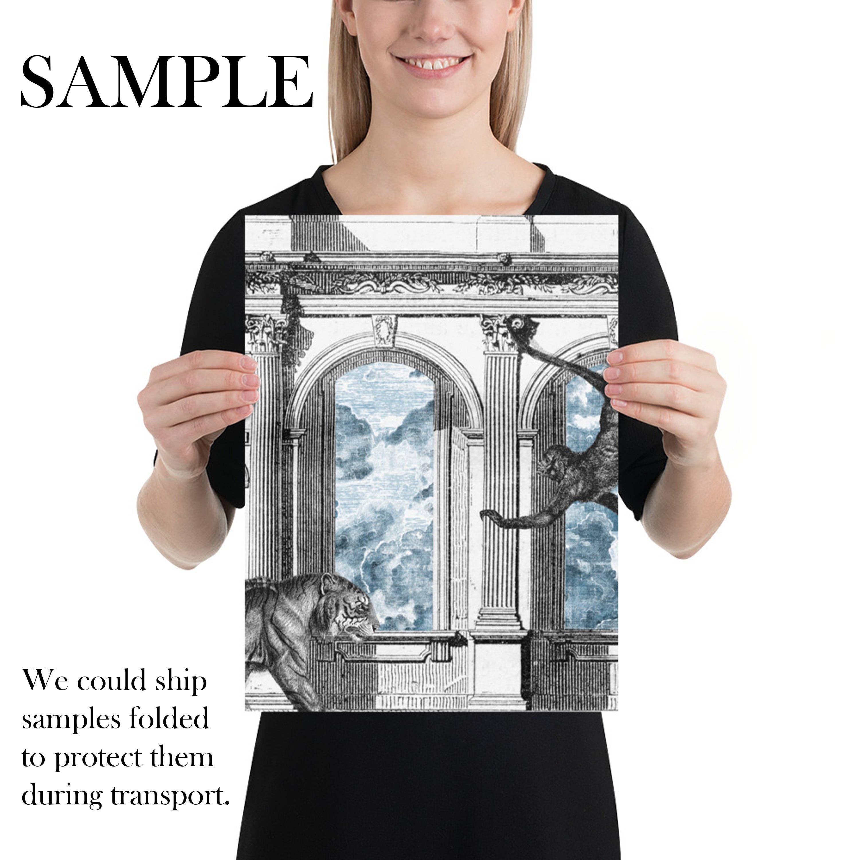 Wallpapers4Beginners - Vente Papier peint - Singes sur papier peint de bâtiments classiques5