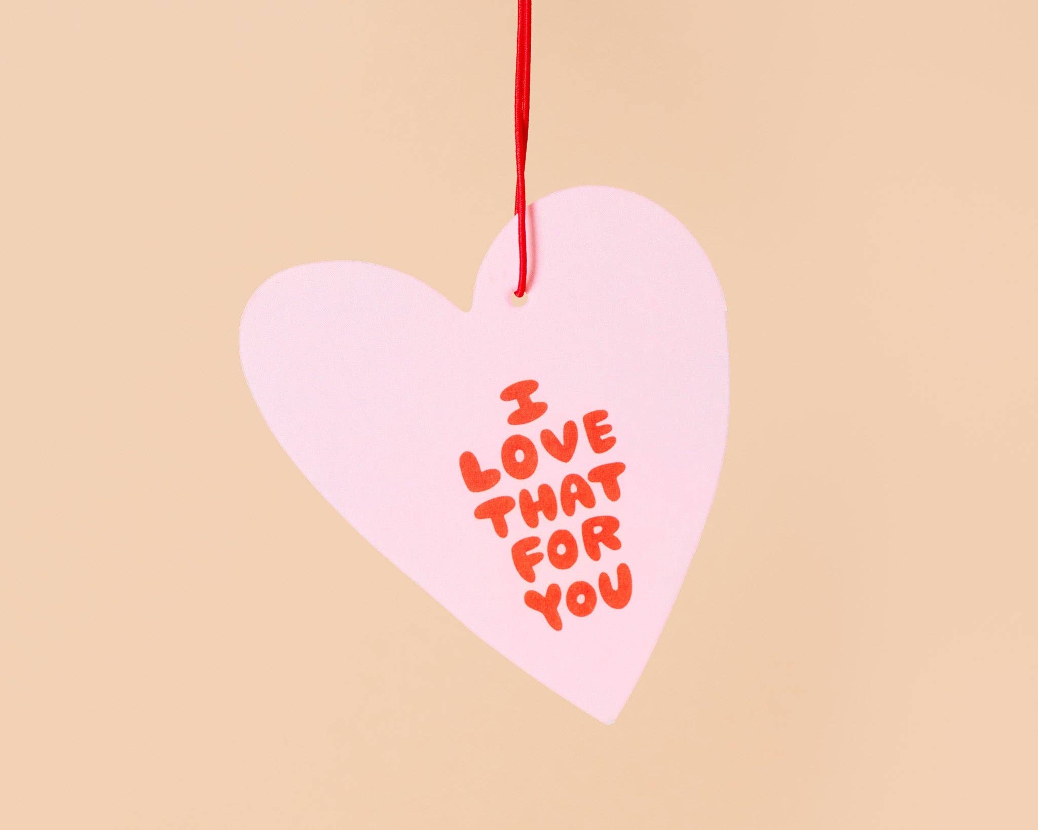 And Here We Are - Wholesale Air Freshener - Love That for You Air Freshener - Cherry - - Stocking stuffer, Holiday, Gift Guide Heart,