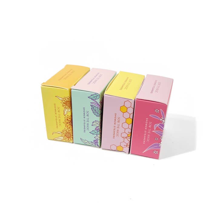 Sow the Magic - Wholesale Shower steamer/bomb - The Lovers Shower Steamer Set in Lavender Mint6