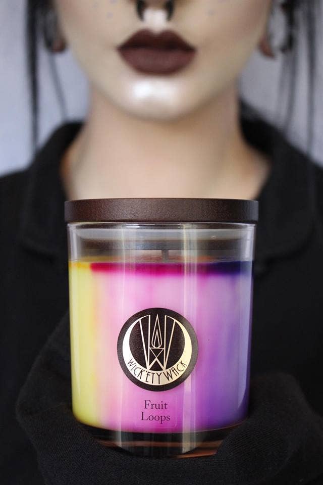 Wickety Wack Candles - Wholesale Jar/Filled Candle - Fruit Loops Candle1