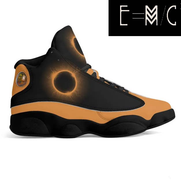New E=M/C2 Black Hole Mens Orang Fauxr Lthr Basketball shoes for wholesale by E=M/C2