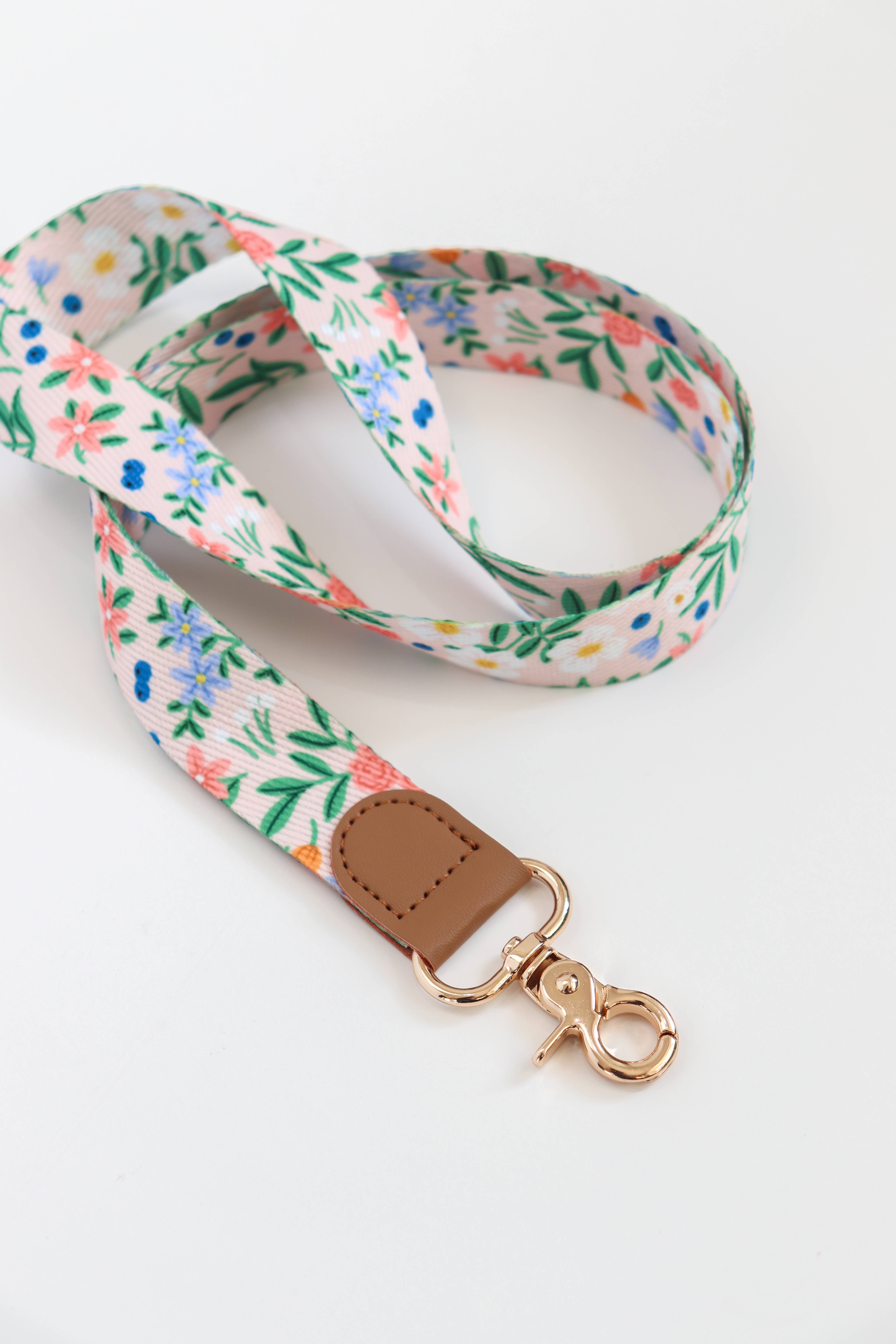 Linden Paper Co. - Wholesale Lanyard - Women's - Pink Meadows | Lanyard1