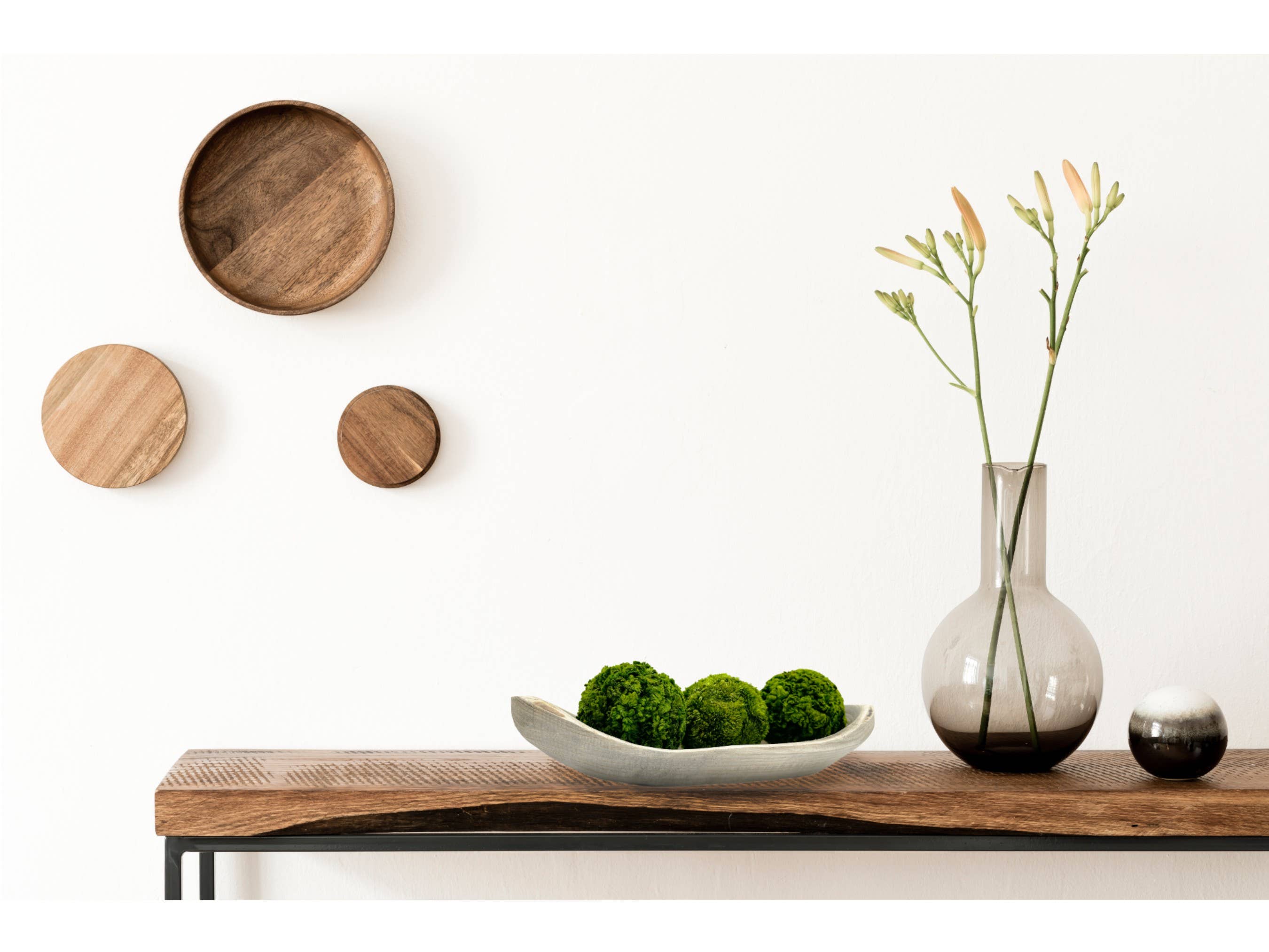 2626 Designs – wholesale Artificial plant – Box of 3 Preserved Cockscomb Topiary Balls Bowl Filler5