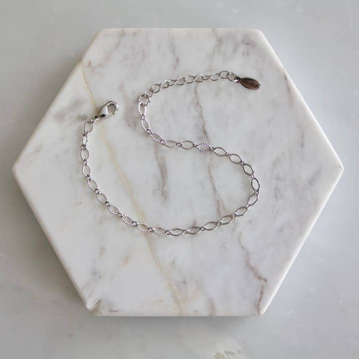 Textured Chain Bracelet for wholesale by Mesa Blue