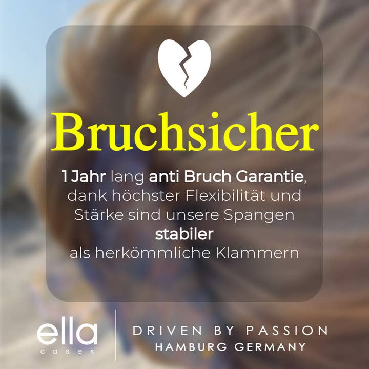 ella cases – Großhandel Haarclip – Damen – Alma Clip - Haarklammer Groß Eckig