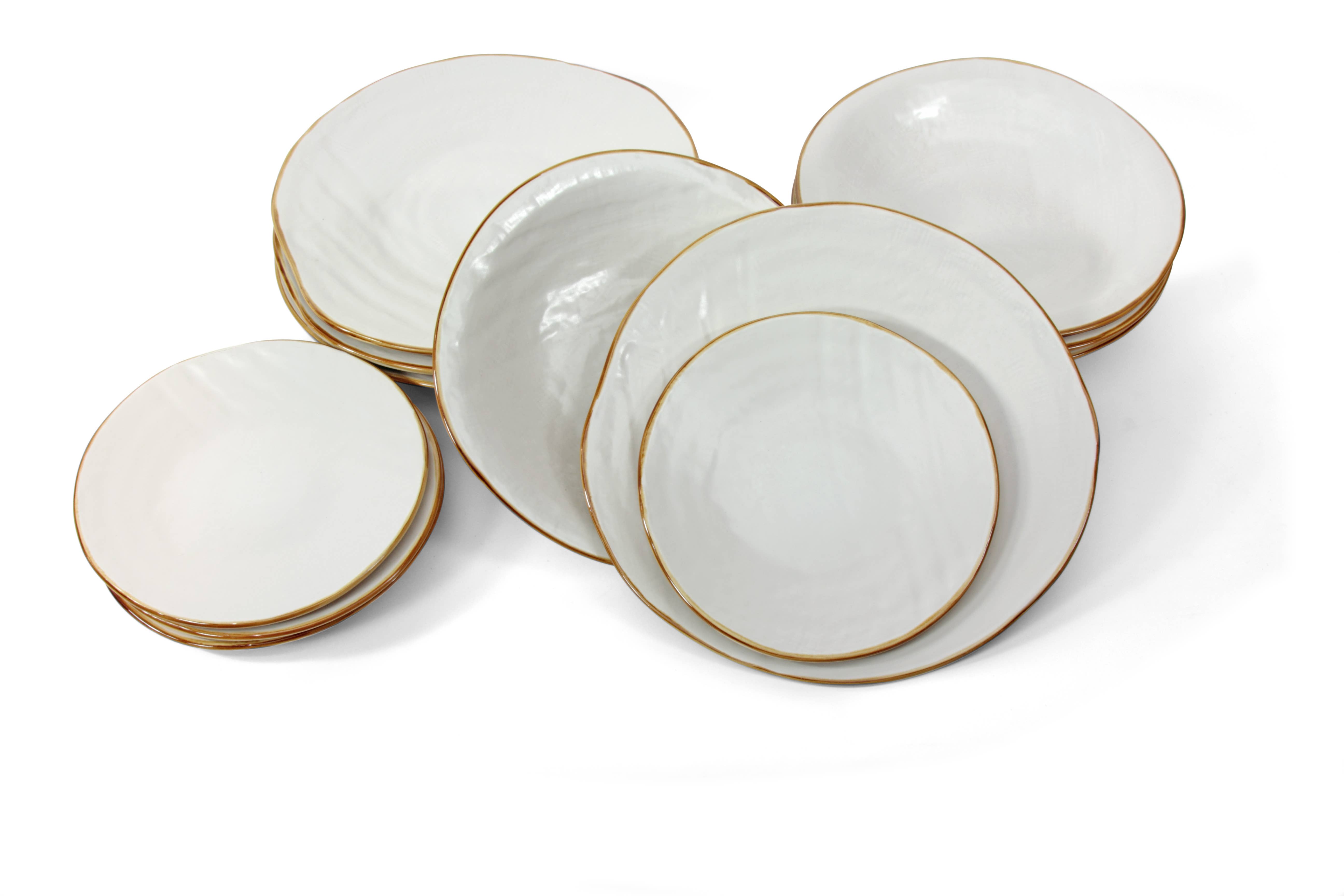 Mediterraneo - White Dinner Plate for wholesale on Faire2