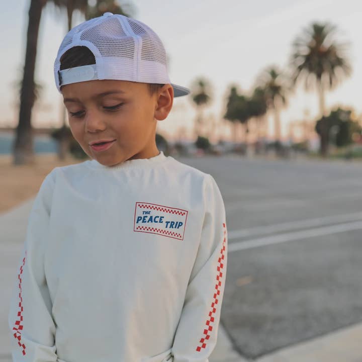 Little Rad Things - Wholesale Screen Printed T-Shirt - Kids - Kids Clothing The Peace Trip Long Sleeve Tee