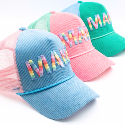 My Fair Mahjong - Wholesale Trucker Hat - Women's - MAHJONG HAT | Corduroy Trucker | MAHJ2