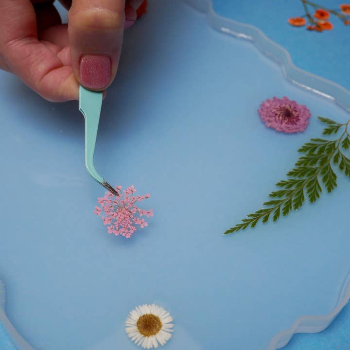 Adults & Crafts - Wholesale DIY Craft Kit - Floral Resin Serving Tray Craft Kit5