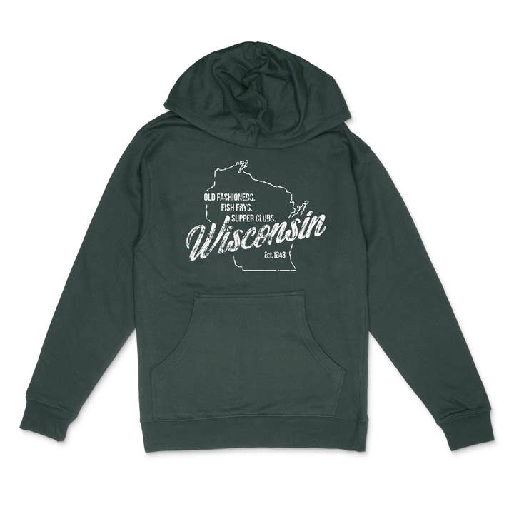 WI64 Mittelschweres Kapuzensweatshirt für den Großhandel von Lakeside Clothing Co.