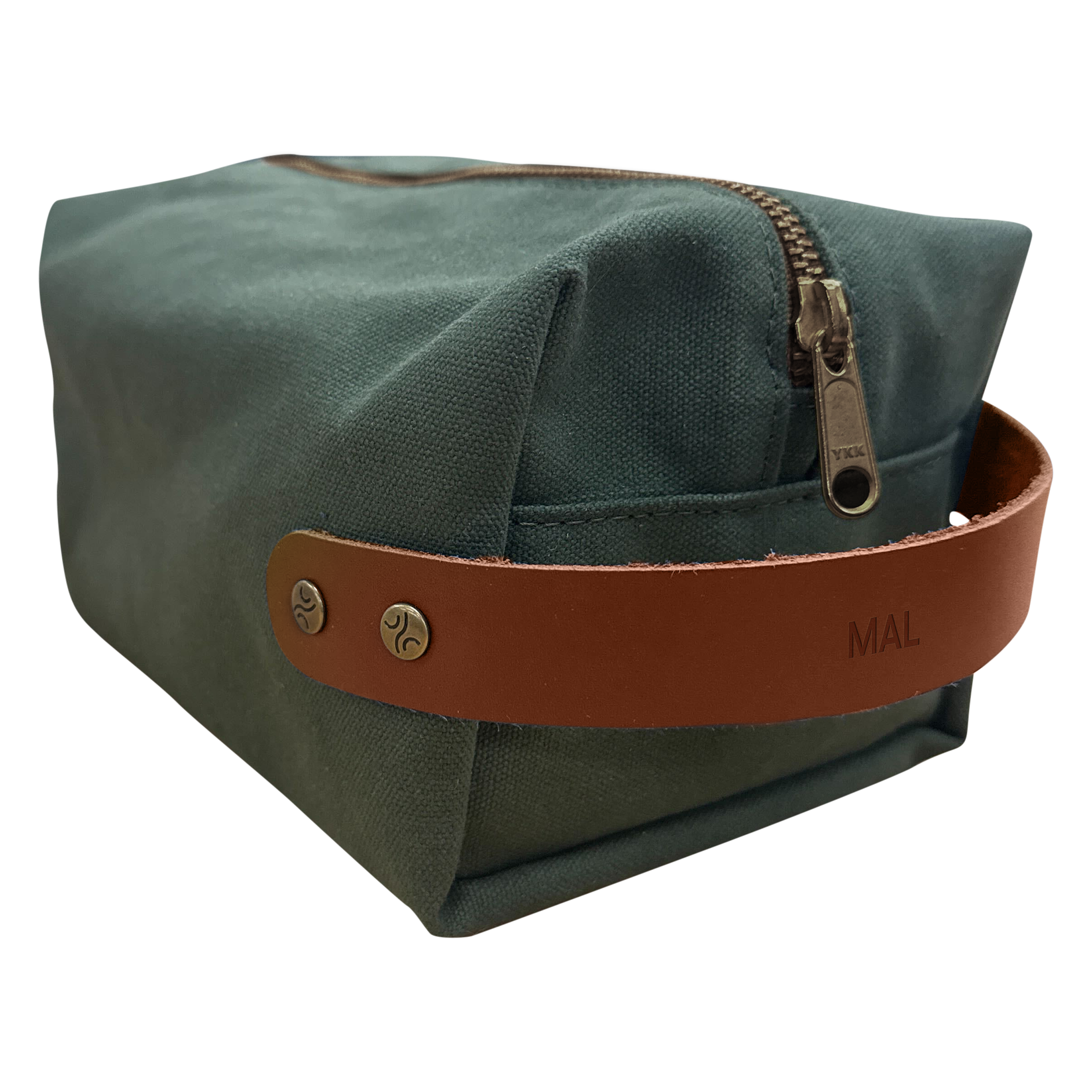 Northwind – Engroshandel Toilettaske - Unisex – Lærred og læder Dopp Kit - fuldnarvet læder - USA Made8