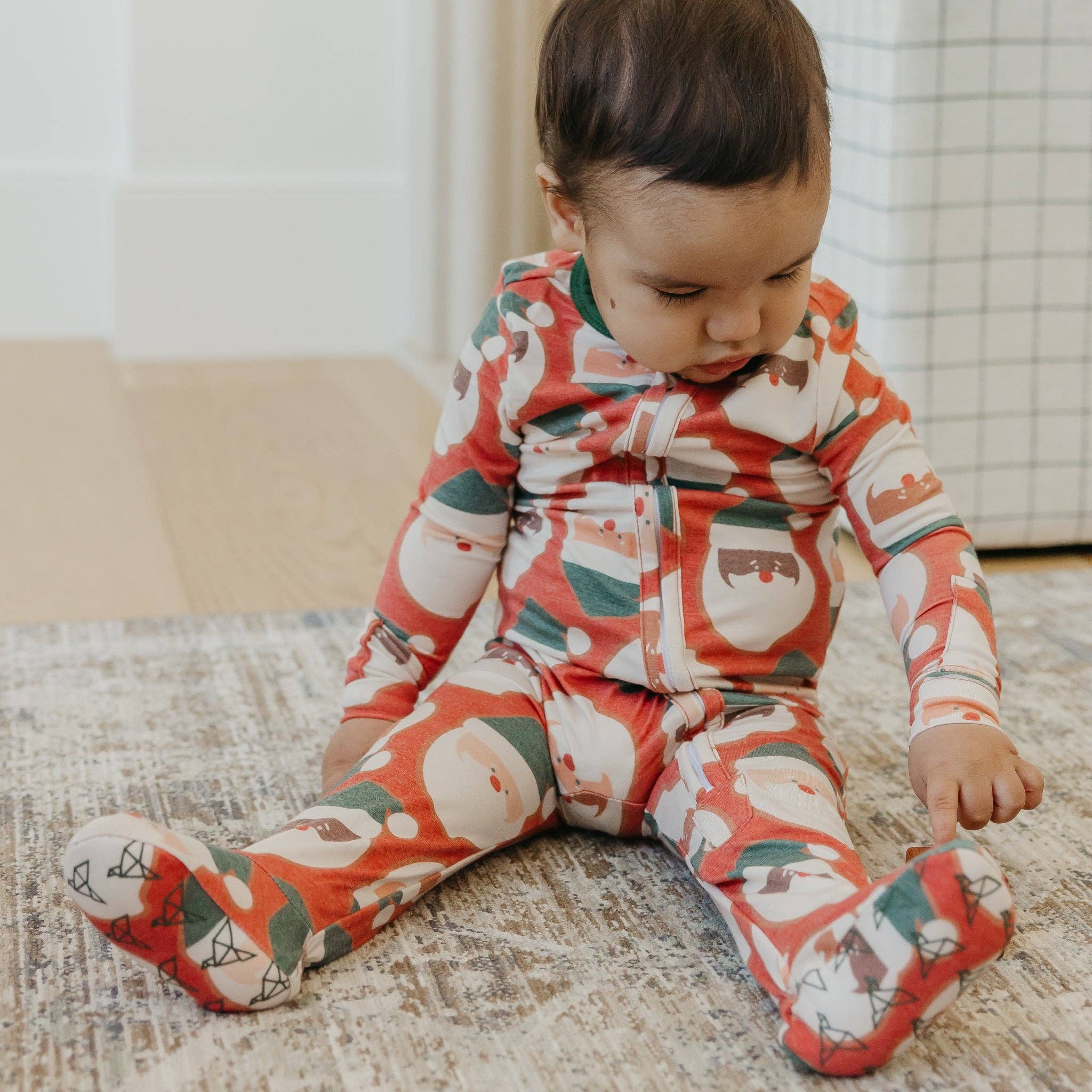 Copper Pearl - Wholesale Sleepsuit - Baby - Zip-Up Footie Pajama - Claus4