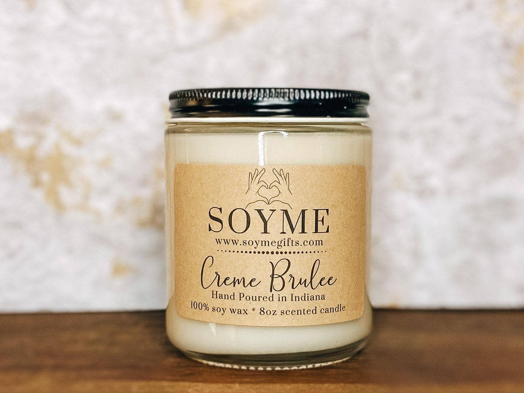 Soyme Gifts - Wholesale Jar/Filled Candle - Creme Brulee1