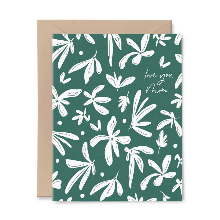 Love You, Mom Card for wholesale by Overflow & Co.