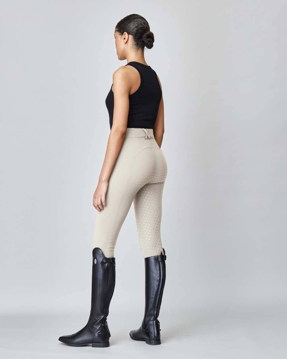 High-Rise Compression Breeches Tan for wholesale on Faire3