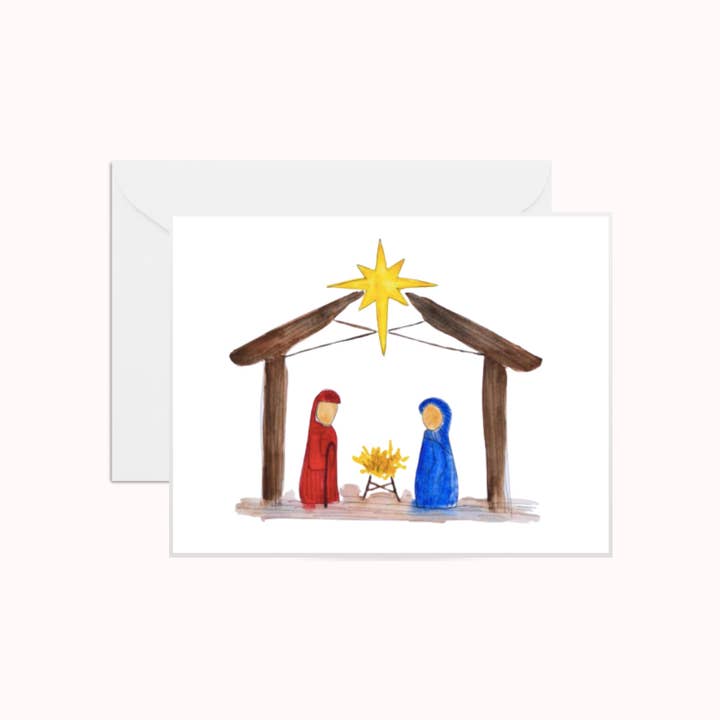 Tarjeta de felicitación de Natividad | Día festivo | Navidad | para venta al por mayor de Anna Whitham Co.