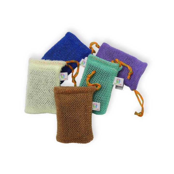 Beauty Blisss - Wholesale Soap Pouch/Sack/Bag - African Net Soap Saver Bags — Exfoliating, 5 & 10-Pack Sets7