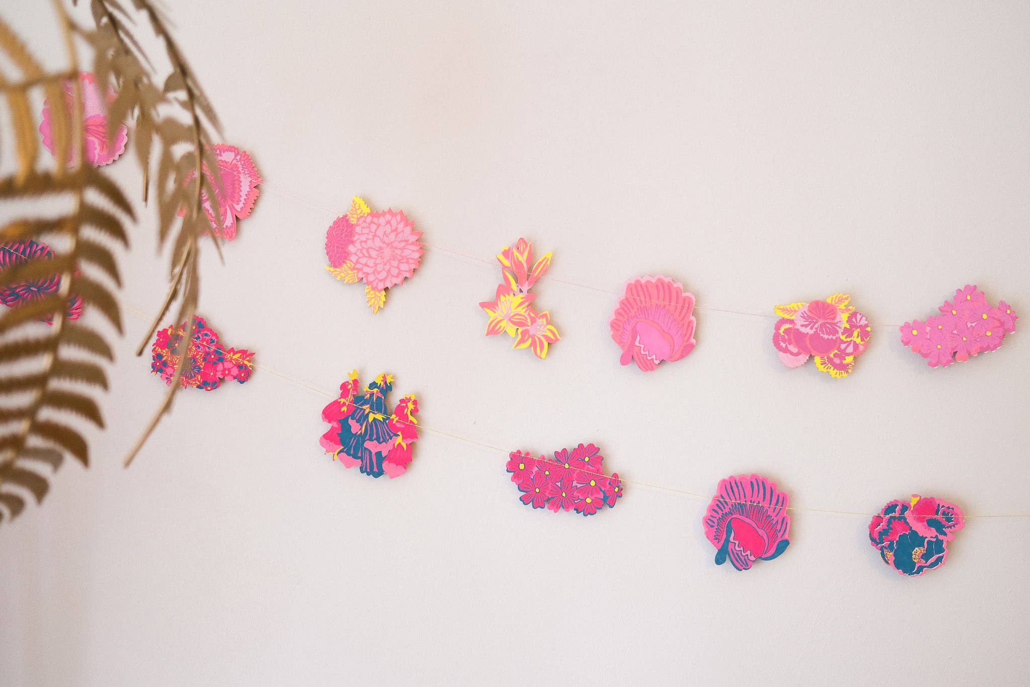 East End Press - Venta al por mayor Banderines/guirnaldas - Guirnalda cosida de jardín de primavera13