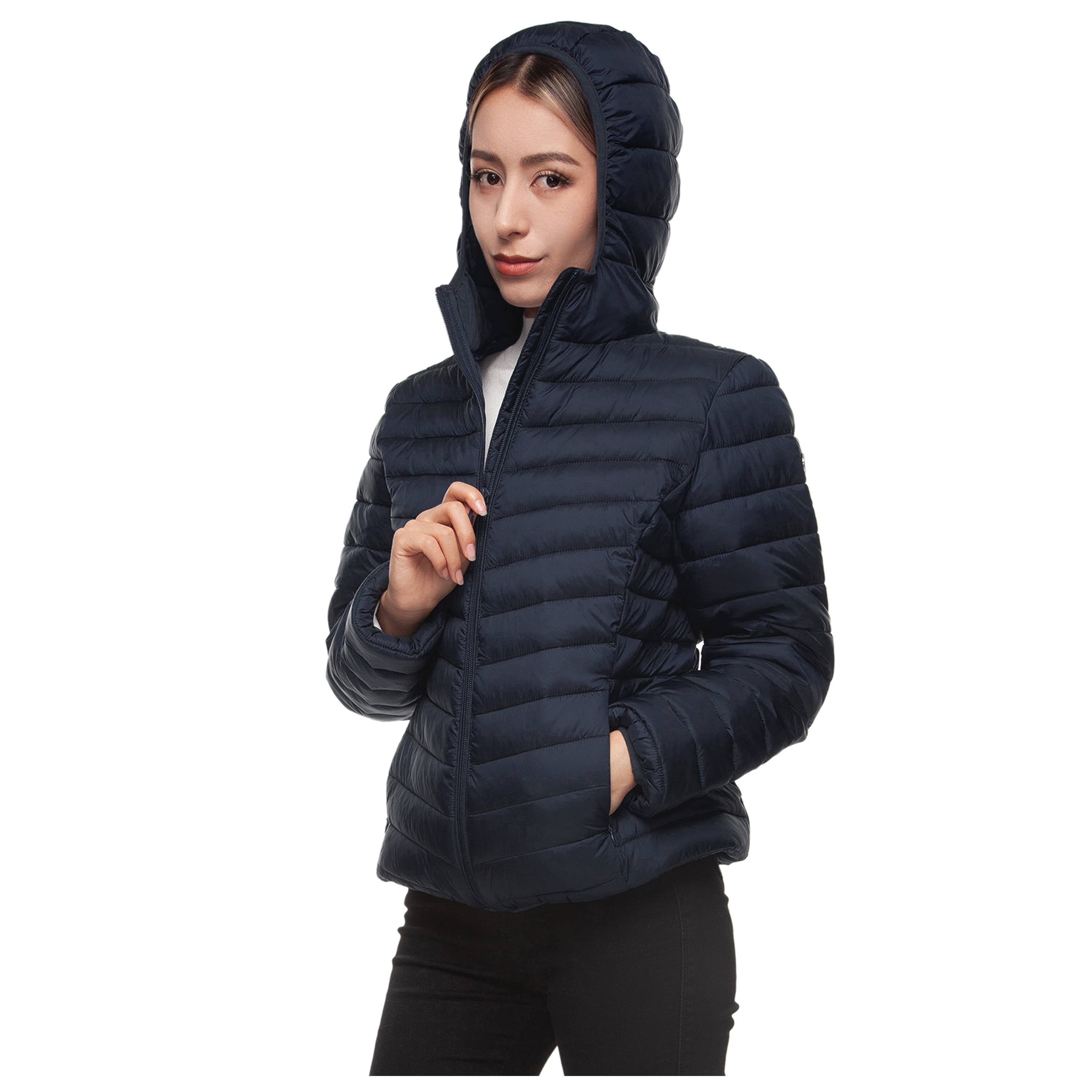 Rokka & Rolla - Wholesale Puffer Jacket - Women's - Women's Light Packable Puffer Jacket30