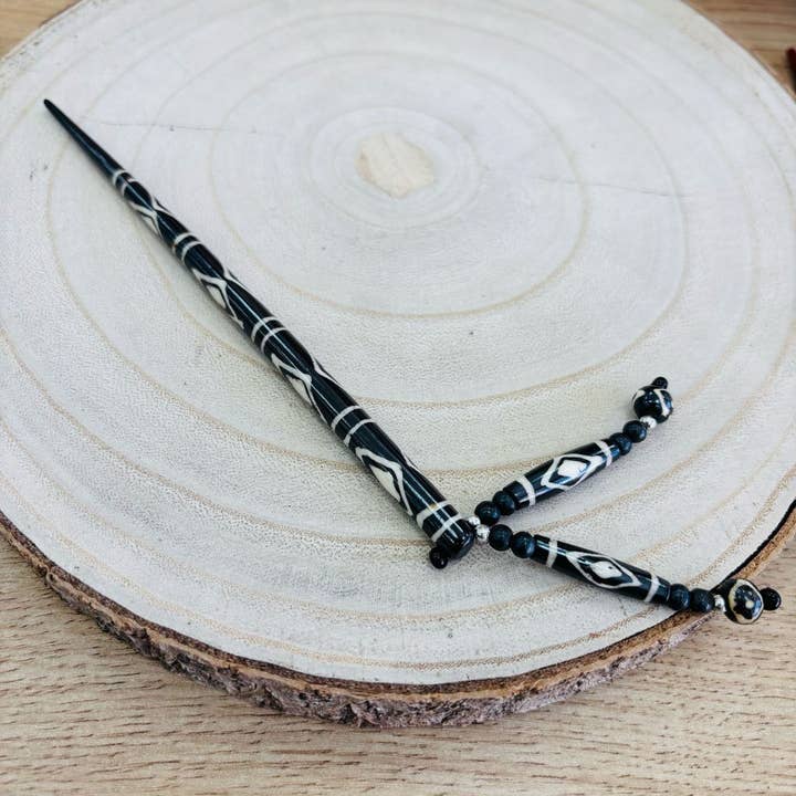 Hecho a mano – wholesale Hair pin – Wood and bone hair sticks