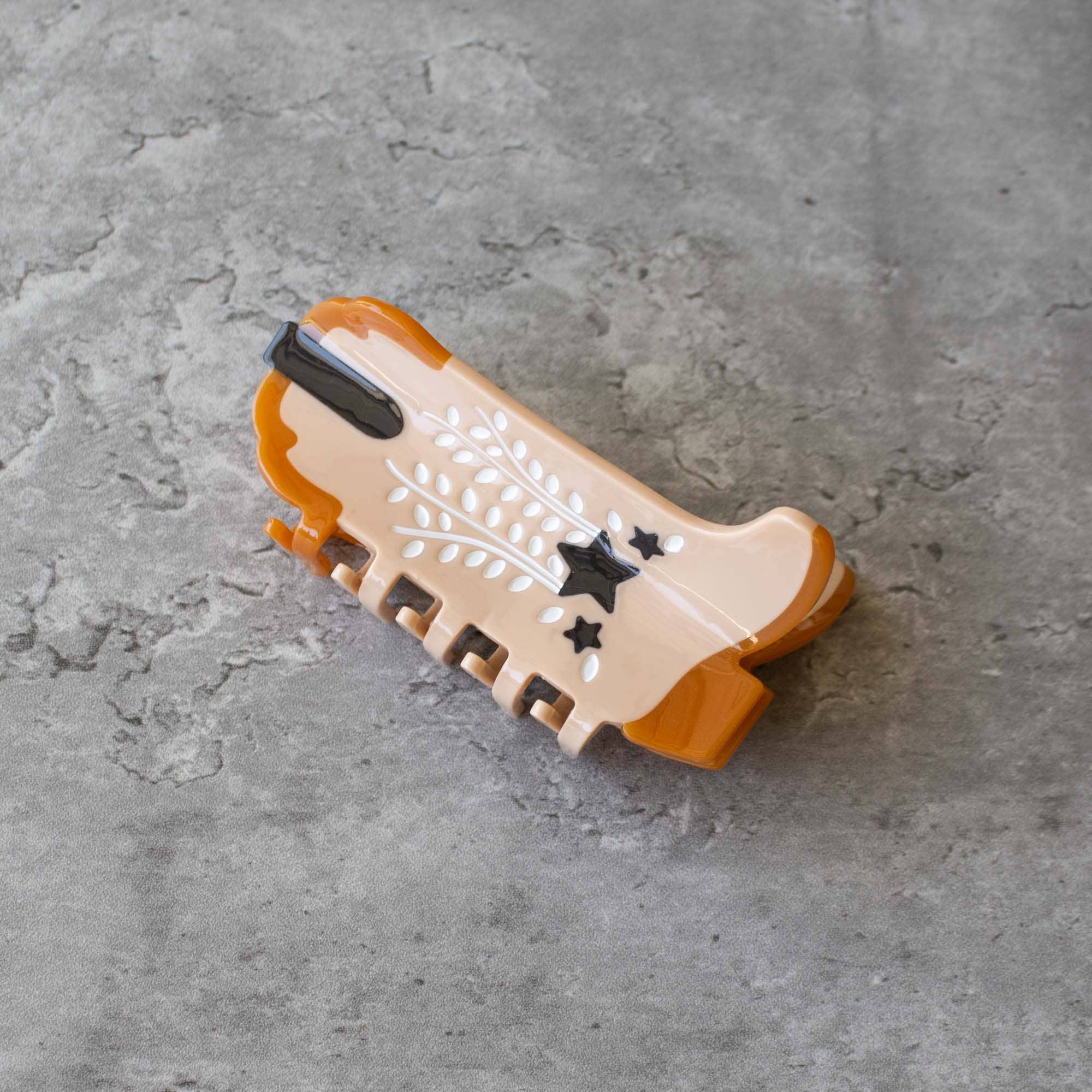 Tiepology - Wholesale Hair Clip - Women's - Eco Shooting Star Cowboy Boots Hair Claw Clip8