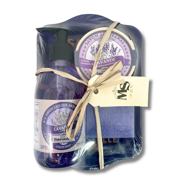 Christmas Gift Set - Lavender for wholesale by MAITRE SAVONITTO