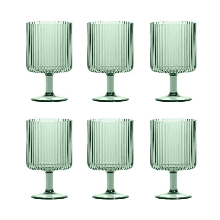 Abode Homewares by TarHong - Wholesale Wine Glass - Mesa Stacking Wine Goblet Shatterproof Plastic Drinkware 1