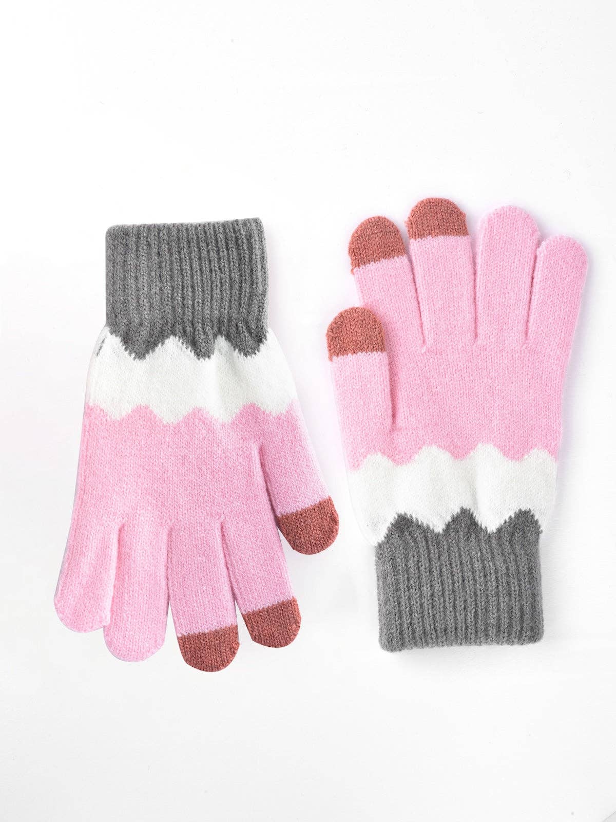 Funkyrel® Atzbranding Limited – wholesale Gloves – Women's – Gloving - Knitting Patchwork Touch Sceen Golves12