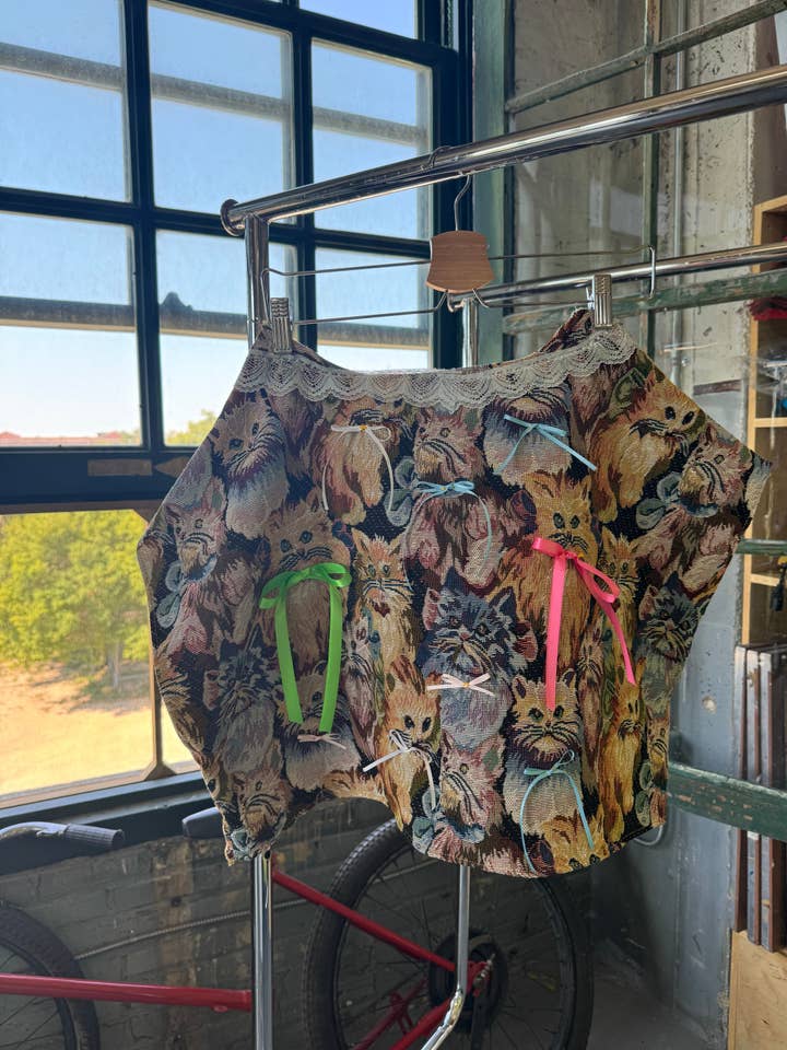 Cat Crop- Kitty One for wholesale by Hello Darling