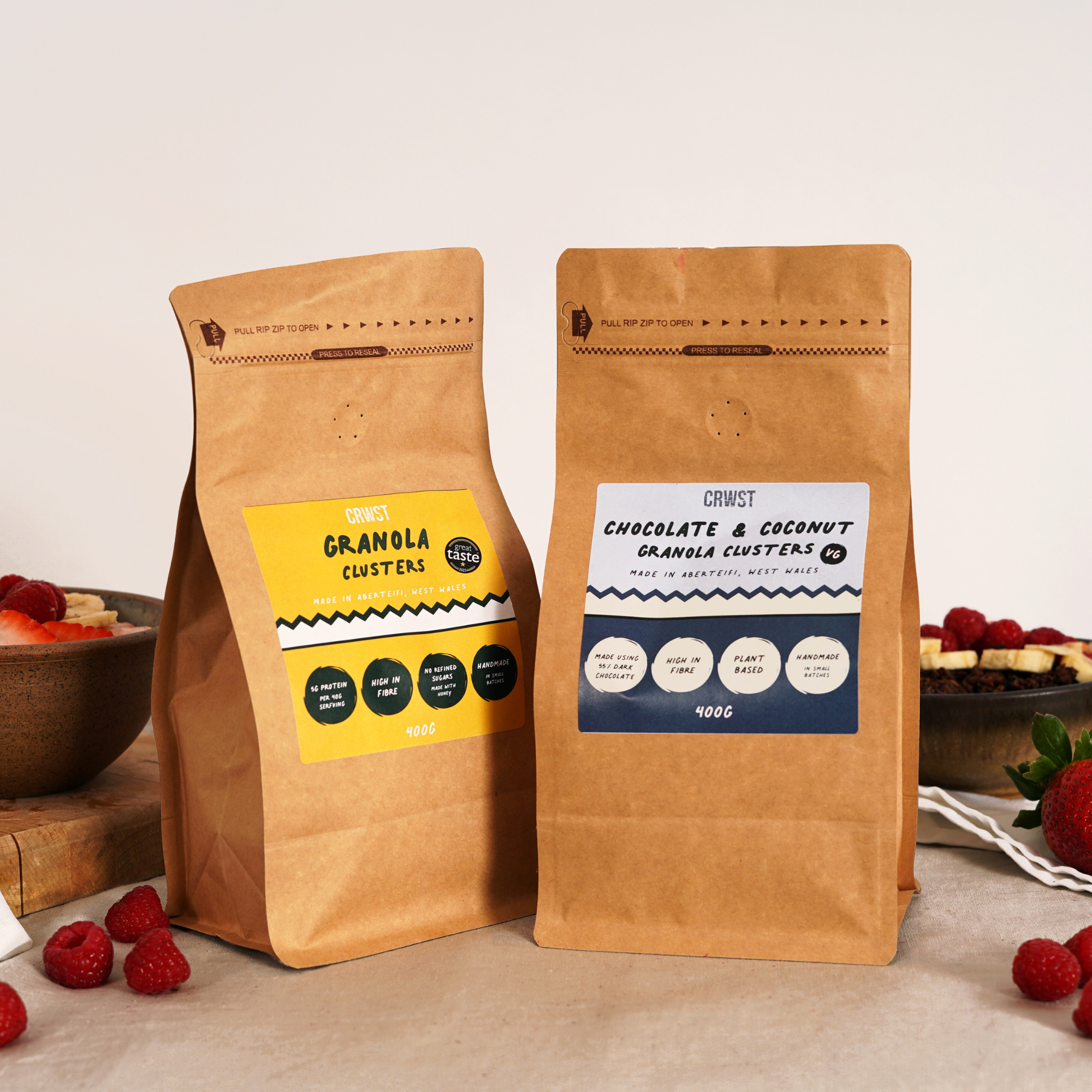 Crwst – wholesale Granola – Granola Clusters (400g)2