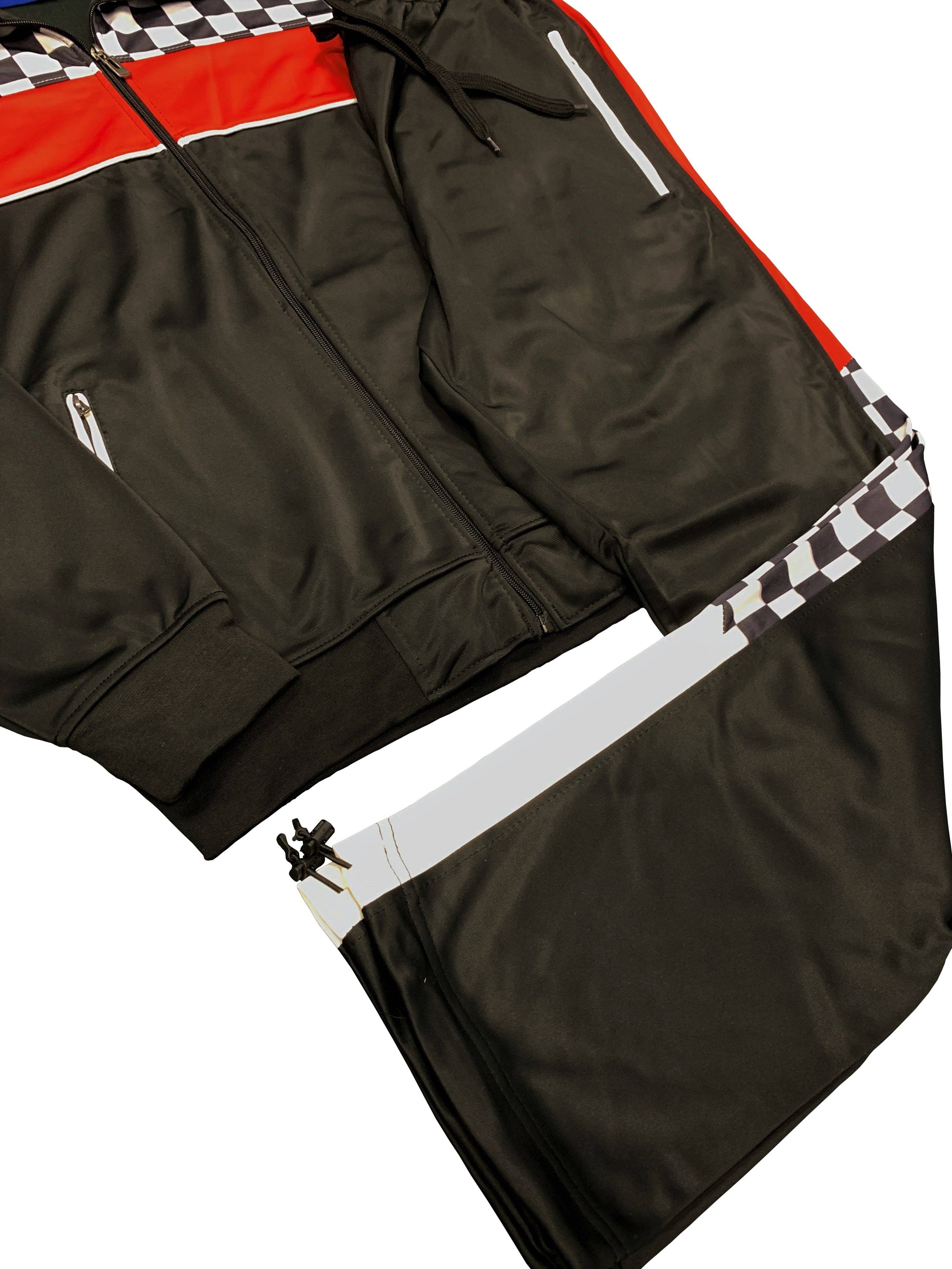 Royal Threads - Wholesale Tracksuit - Men's - Men's Checker Boxed Tracksuit: Jacket & Jogging Pants Set5