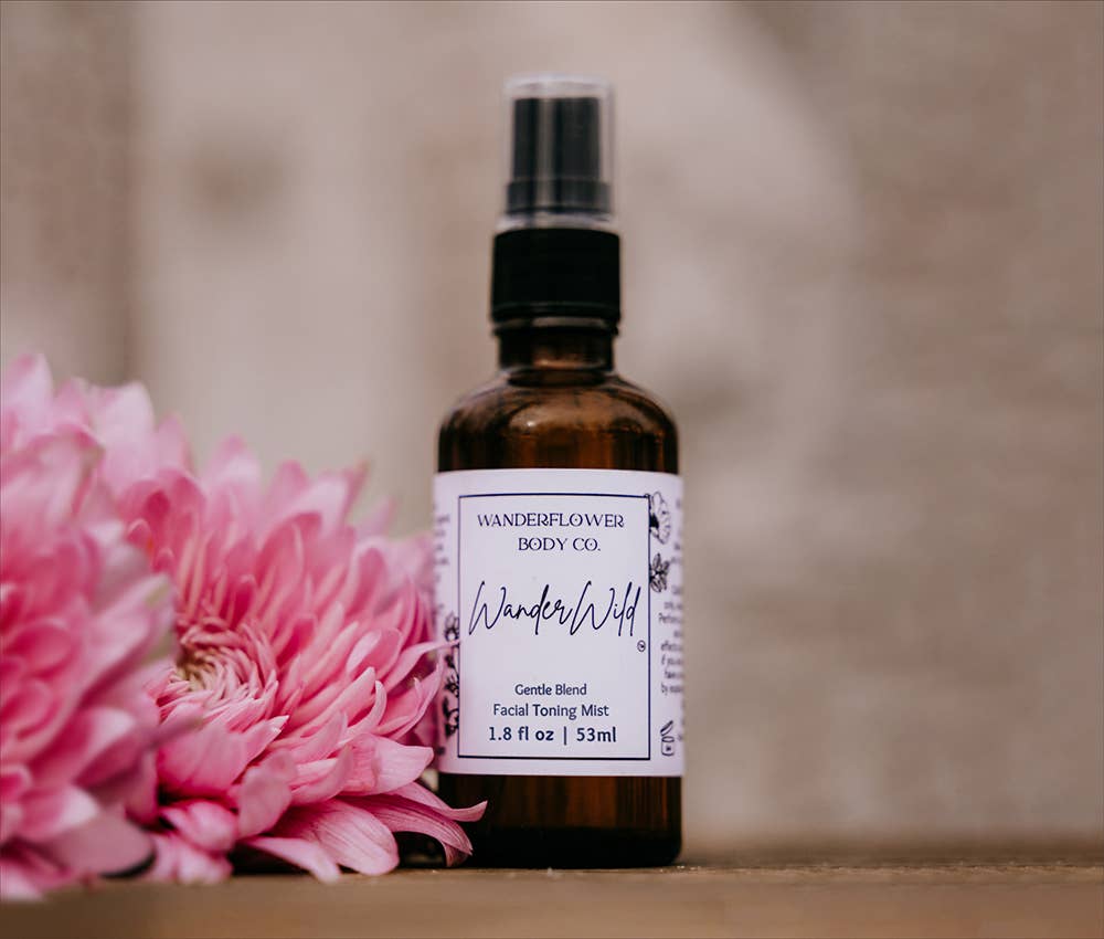 Wanderflower Body Co. - Wholesale Face & Body Mist/Water - Alaska Yarrow & Botanical Toning Mist – For Sensitive Skin1