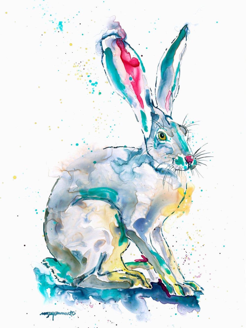 nguyen musto artworks - Wholesale Art Print - Print - Electric Hare No. 11