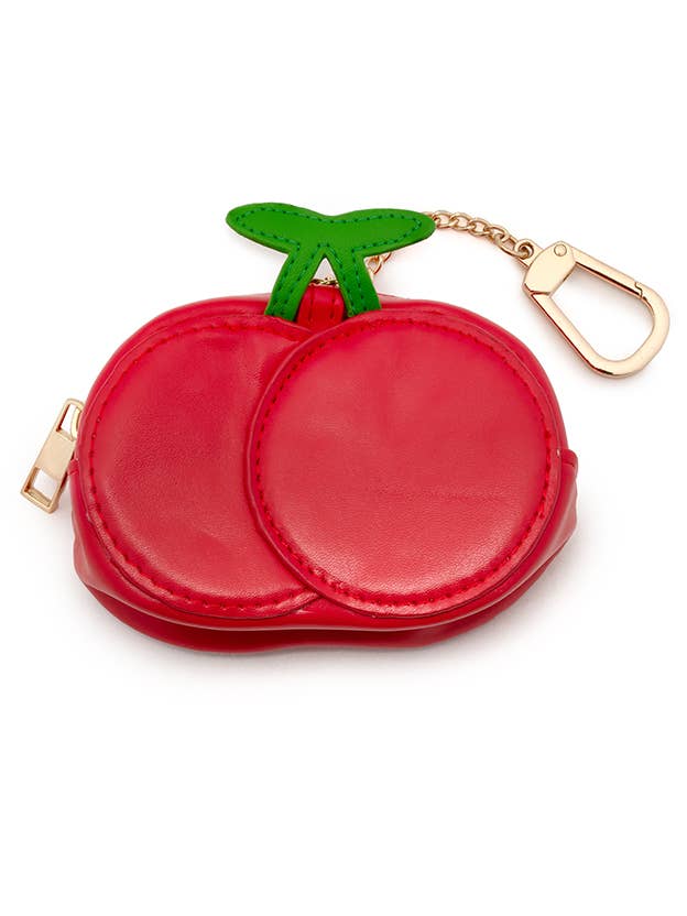 Porte-clés 2-en-1 & Sac de courses réutilisable - Cerises pour la vente par Living Royal