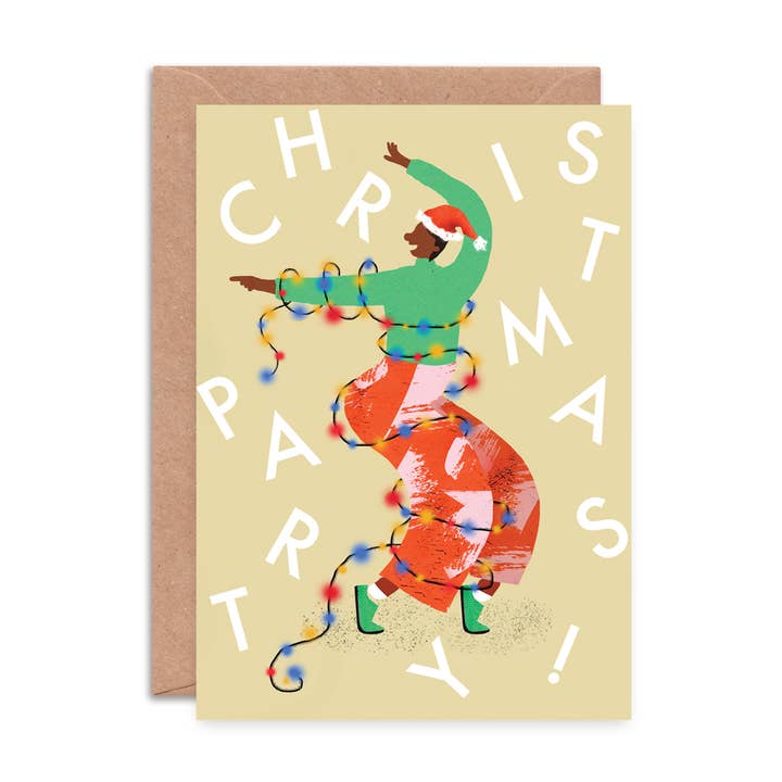 Tarjeta de Navidad Voguing | Tarjeta de Felicitación A6 para venta al por mayor de Emily Nash Illustration Greeting Cards