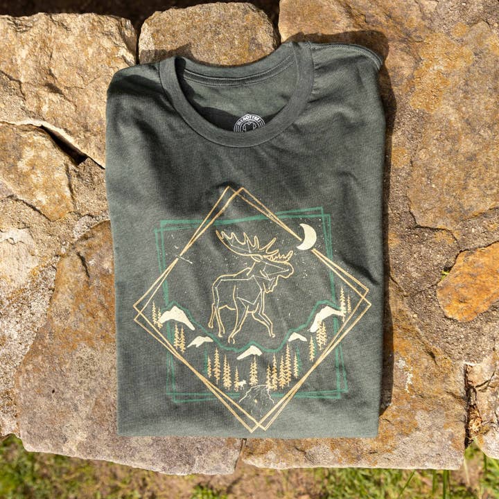 The Heaven's Wild Moose | Tee for wholesale by Menottees