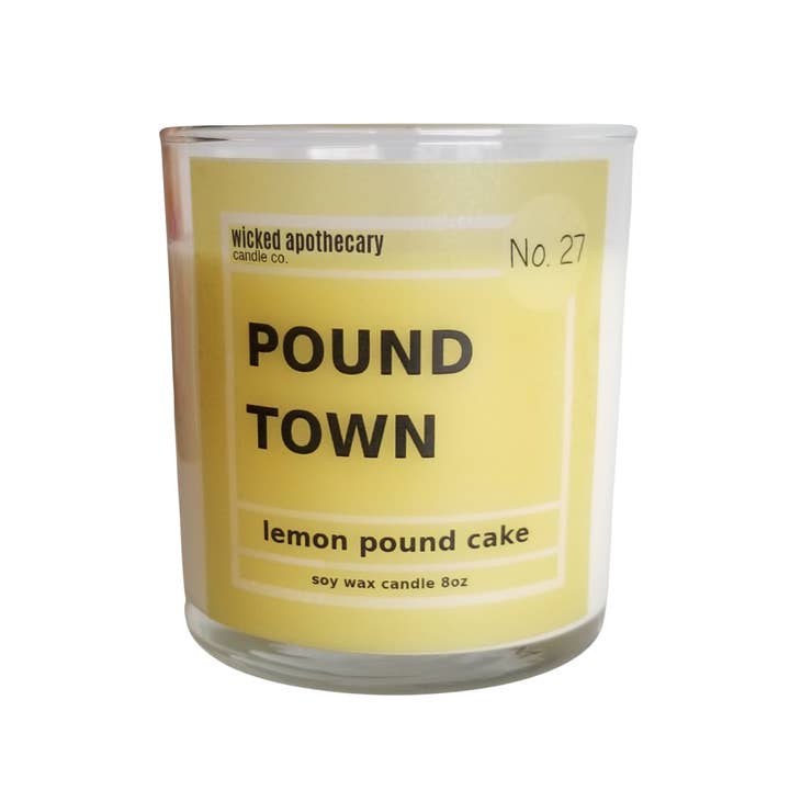 Pound Town- 8oz Soy Wax ljus för wholesale av Wicked Apothecary