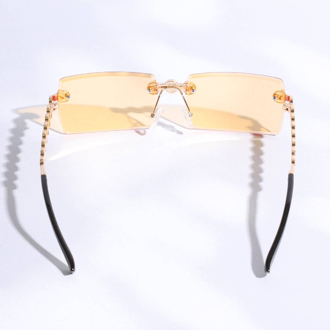 12 ASSORTEREDE FARVER Square Allure Genesis dekorative benede solbriller for engroshandel på Faire9