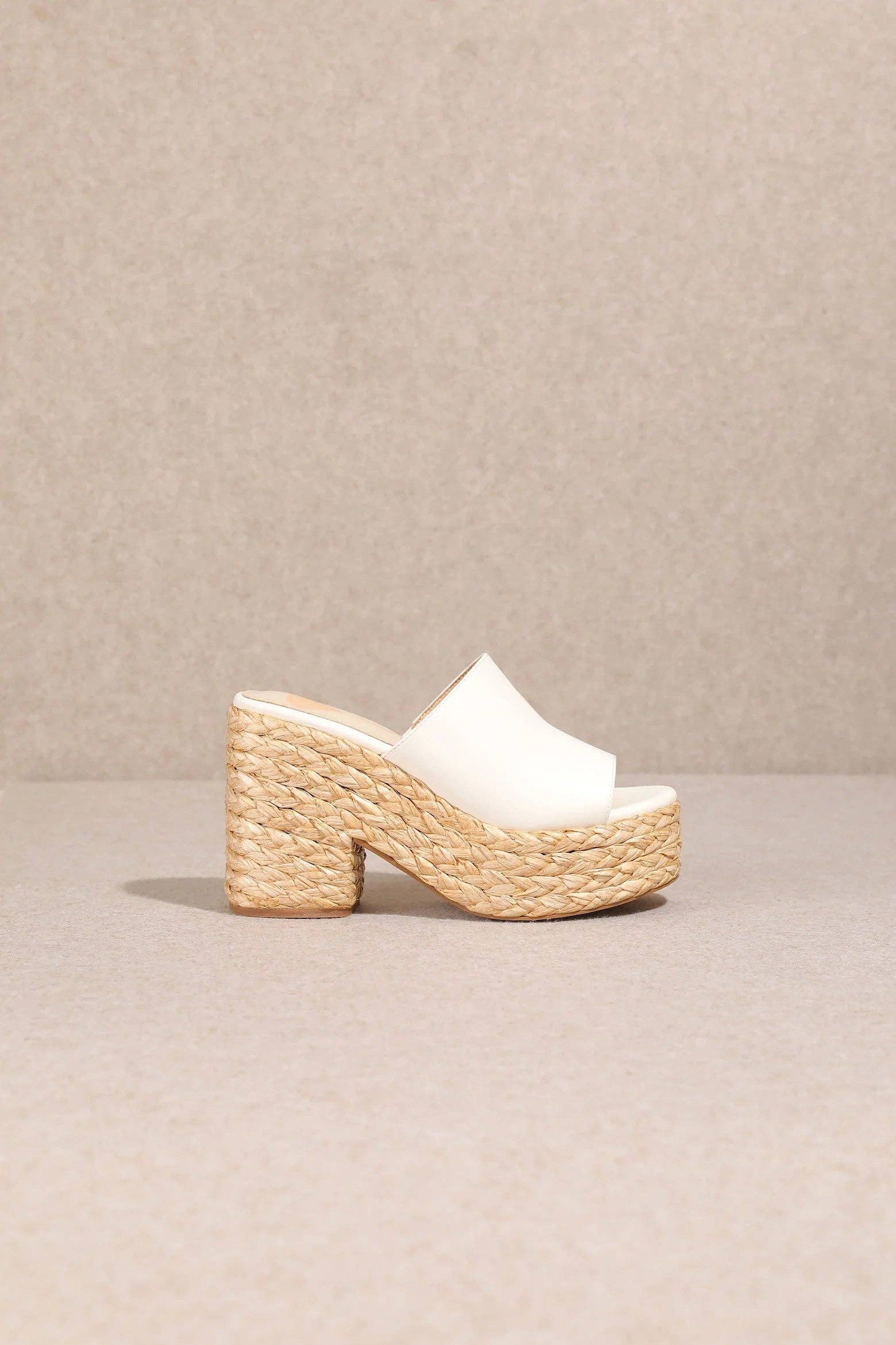 Mars Sky Shoes Wholesale - Wholesale Platform Heels - Women's - Miim ASHLYN Women Raffia Braided Chunky Platform Sandals-12 Pairs Pack-43.95/Pair14