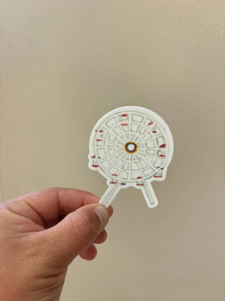 Ferris Wheel Sticker for wholesale by Candaces Canvasses